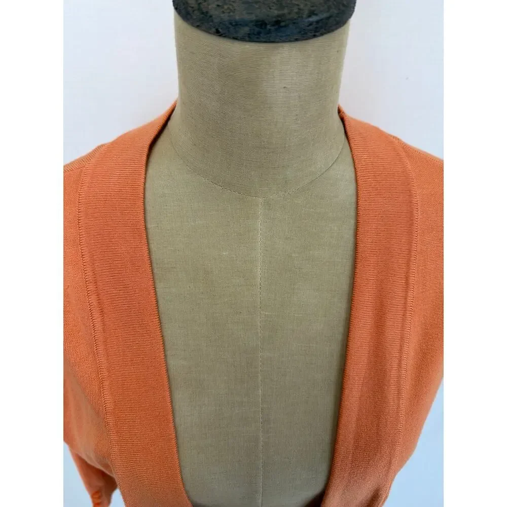 NWT Soya Concept Orange Cropped Cardigan Size XS #0450